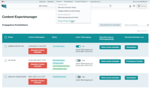 Content-Exportmanager